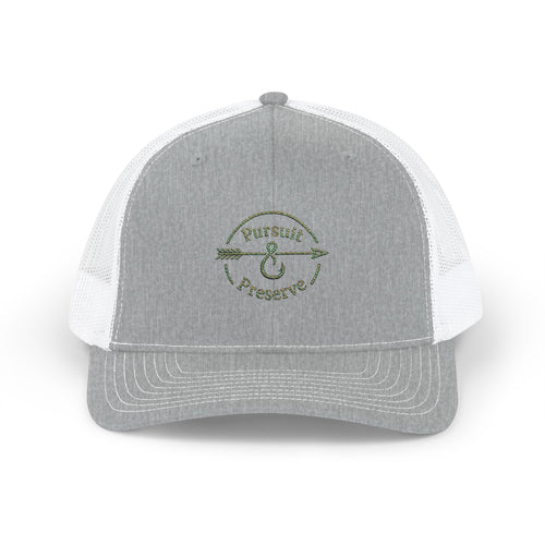 Pursuit & Preserve Embroidered Trucker Cap