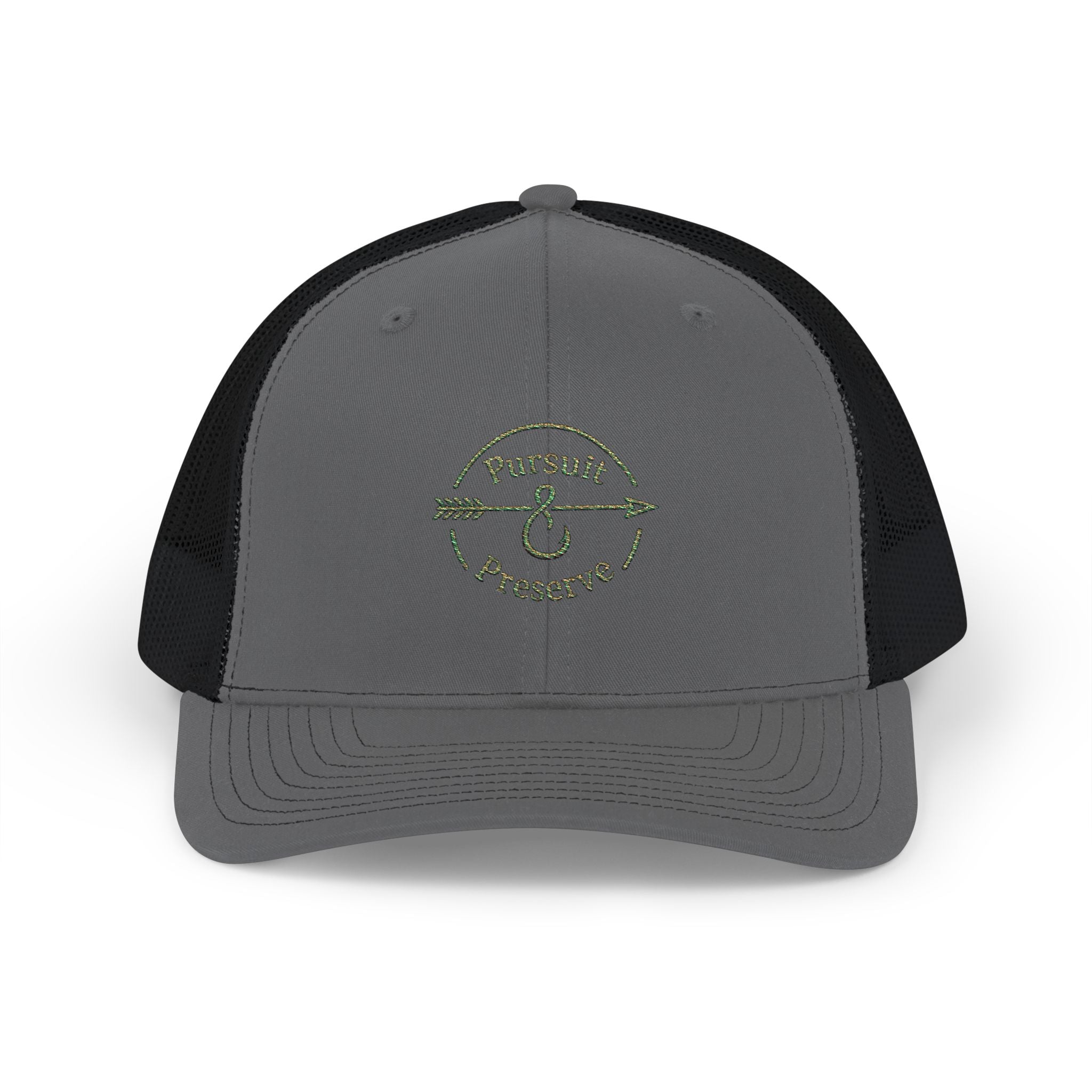 Pursuit & Preserve Embroidered Trucker Cap