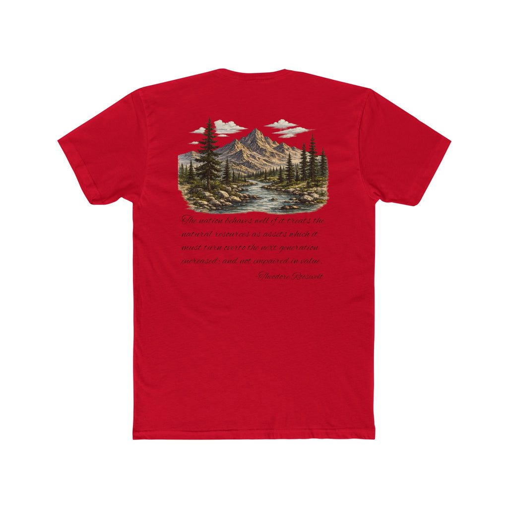 Theodore Roosevelt Mountain Graphic T-Shirt