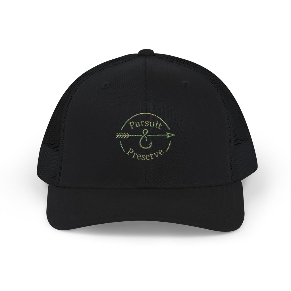 Pursuit & Preserve Embroidered Trucker Cap