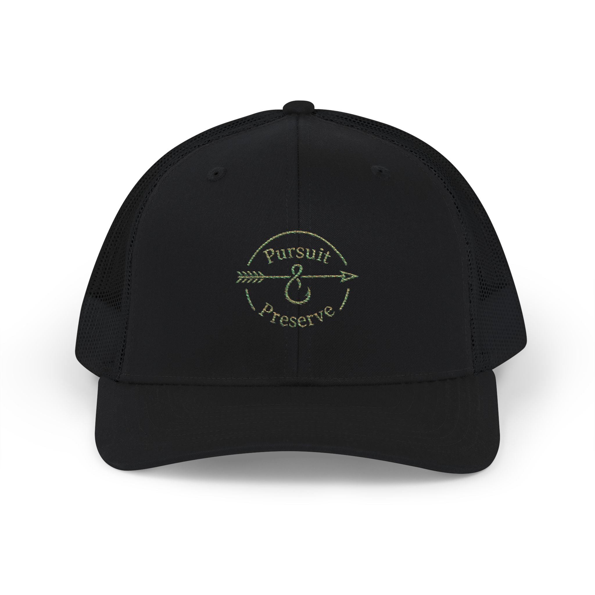 Pursuit & Preserve Embroidered Trucker Cap