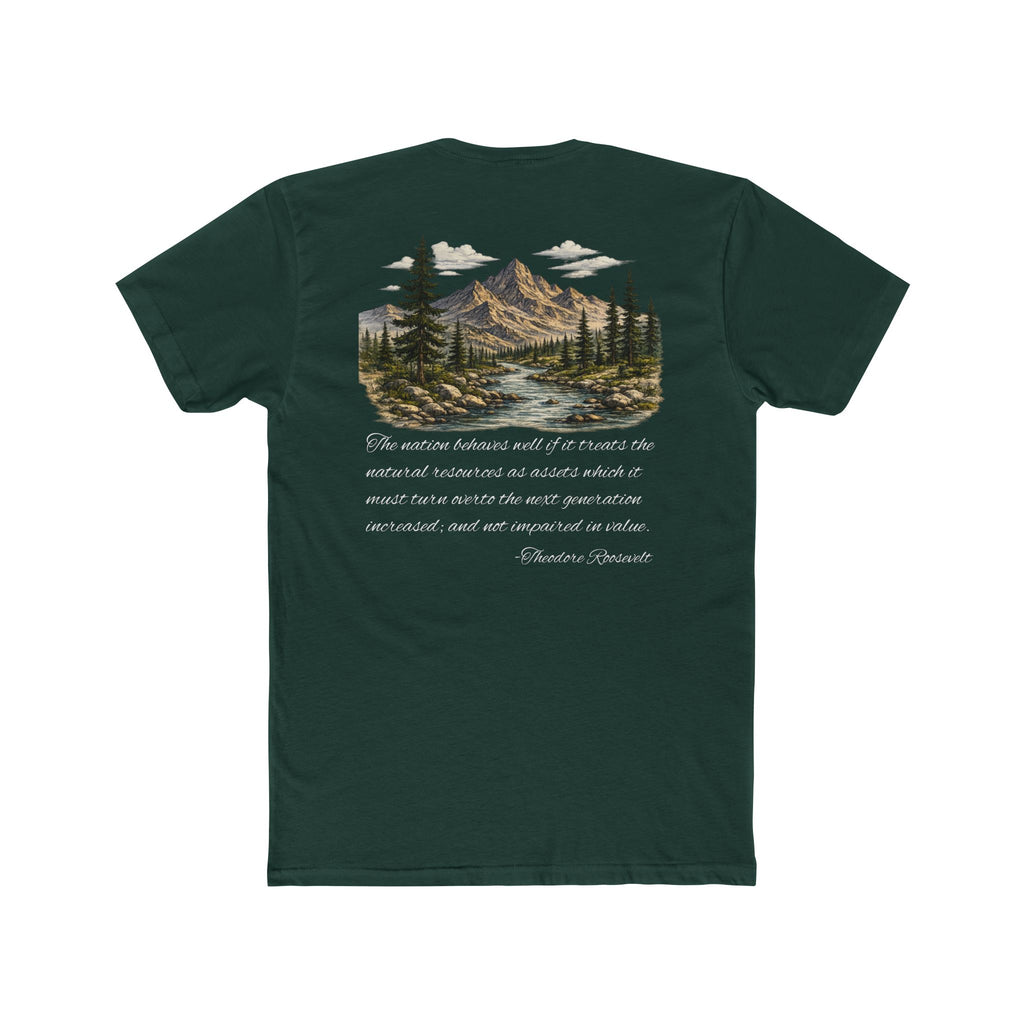 Theodore Roosevelt Mountain Graphic T-Shirt