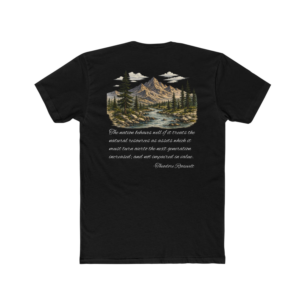 Theodore Roosevelt Mountain Graphic T-Shirt