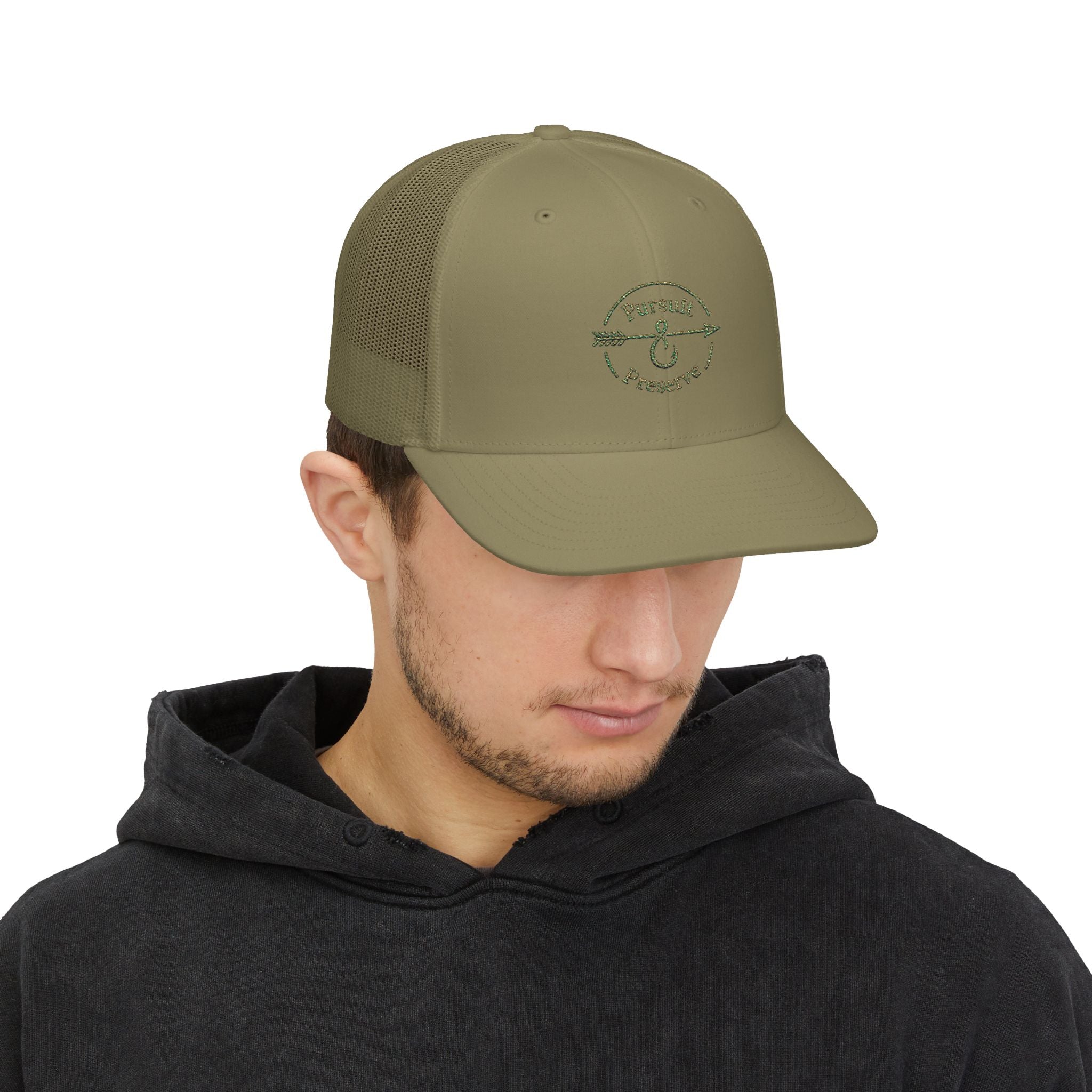 Pursuit & Preserve Embroidered Trucker Cap